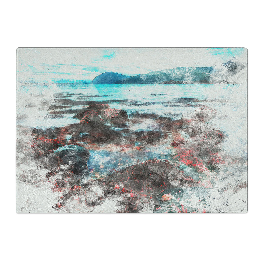 Tempered Glass Hjorungavag in Norway Chopping Board