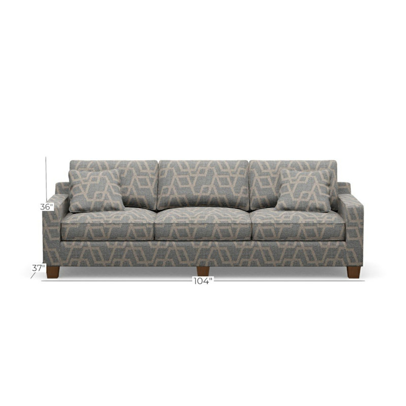 Metro Sofa, Perky 855437, Walnut