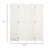 HOMCOM Room Divider