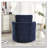 Chenille Upholstered Swivel Chair-1775418727