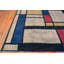 Tapis unique d'inspiration artistique et artistique moderne Piet Mondrian