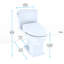 Connelly® Dual-Flush Elongated Two-Piece Toilet (Seat Included)