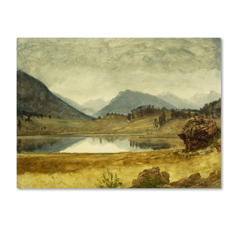 Wind River Country Landscape Canvas Art by Albert Bierstadt