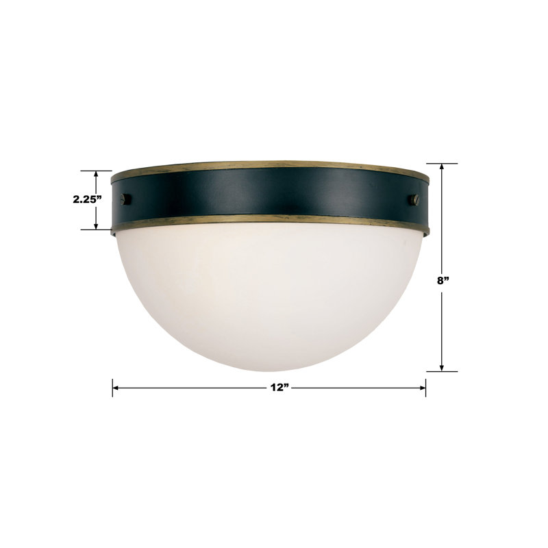 Capsule 2-Light Outdoor Flush Mount