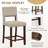 Counter Stool with Solid Wood Frame-91904562