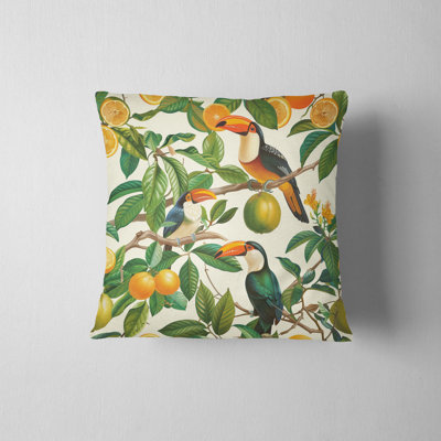 Jungle Haven Reversible Pillow Cover
