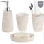 4 Piece Bathroom Accessory Set