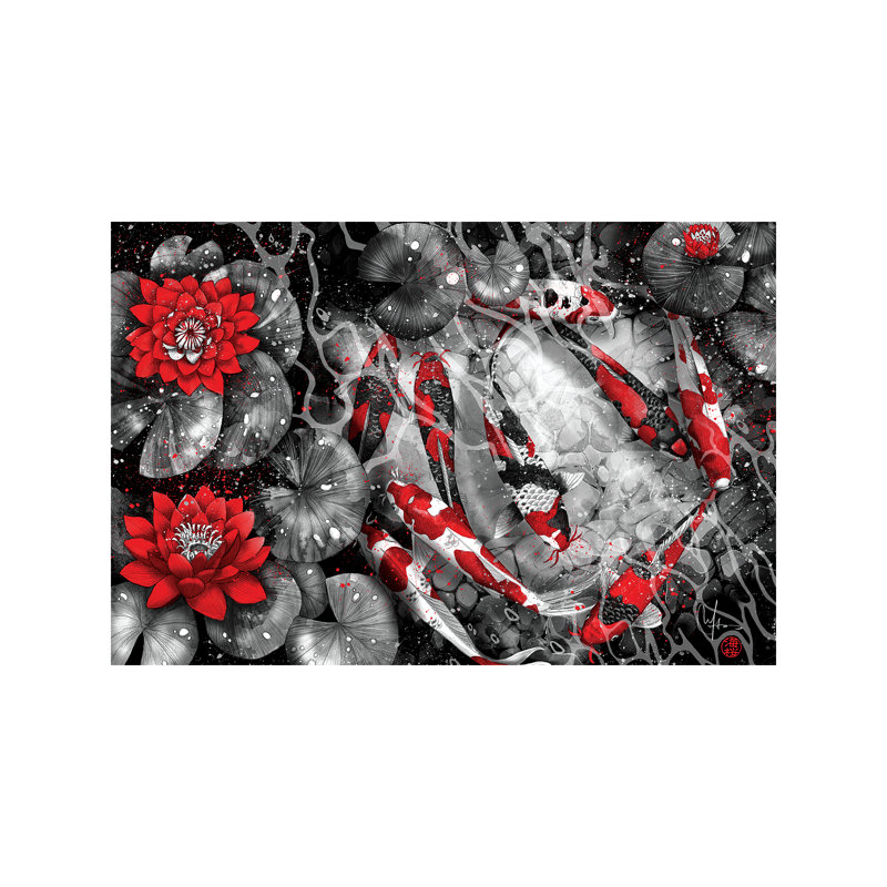 9 Kois - Wrapped Canvas Print, 101.6 cm H x 66.04 cm W x 3.175 cm D