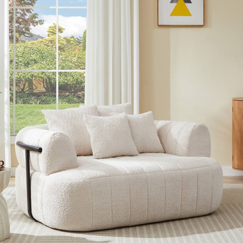 Canapé infonuagique simple (Beige)
