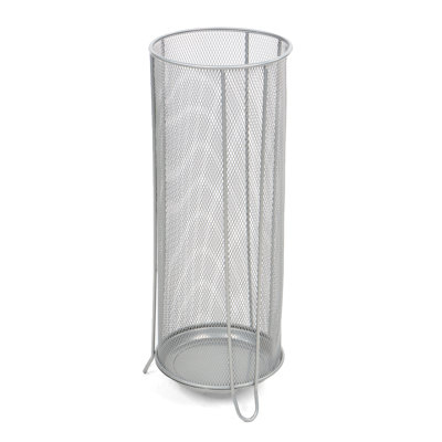 Porte-parasol sur pied en métal maille