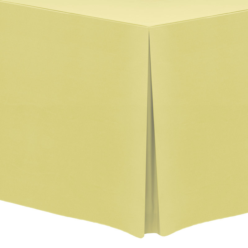 Solid Color Tablecloth, Cornsilk, 72" x 18", 1