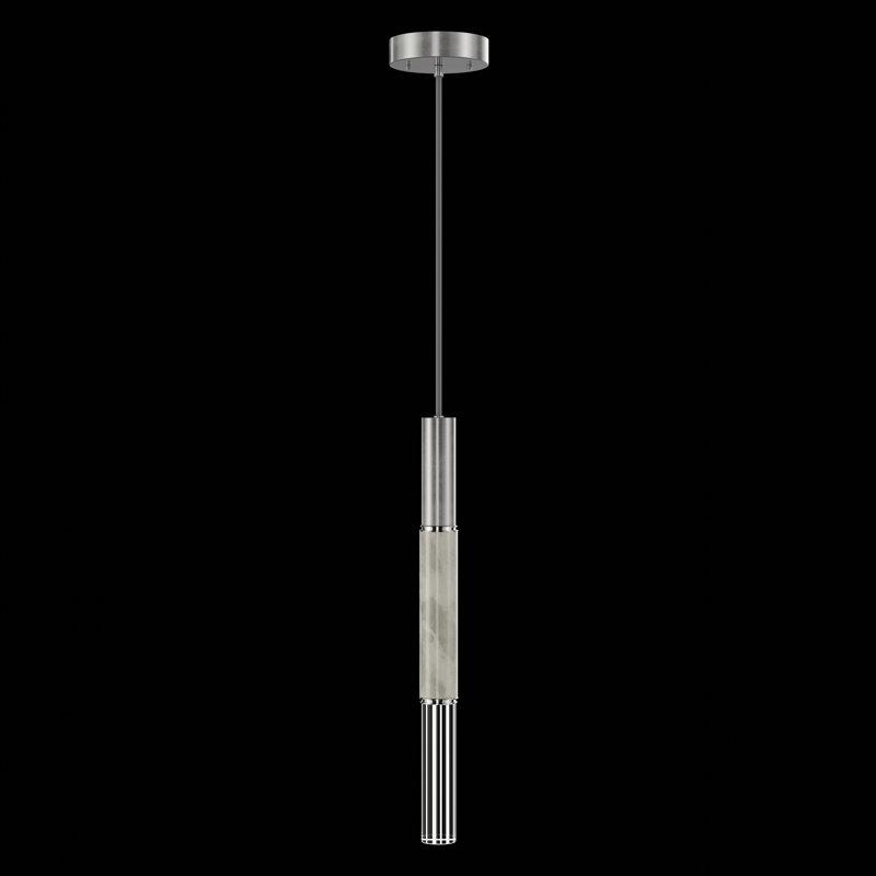 Antonia 1 - Light LED Pendant, Standard Silver Leaf/Nickel