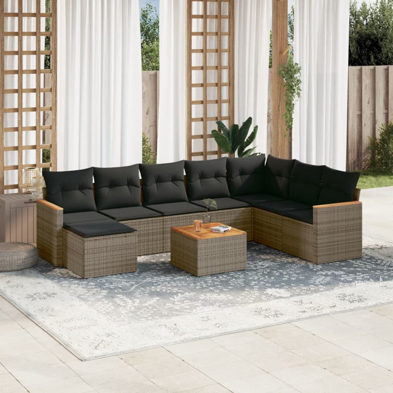 Ensemble de canapé de jardin Vidaxl
