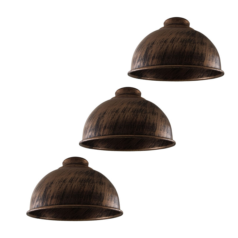10cm H Metal Lamp Shade ( Uno ), Brushed Copper