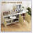 Mixed 3 Rattan Doors Sideboard Buffet Cabinet-413093325