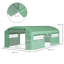 10 Ft W x 19.5 Ft D Hobby Greenhouse