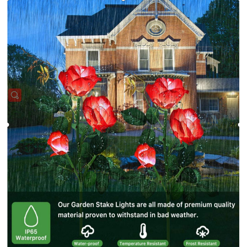 Piquet de jardin rose
