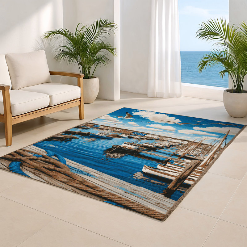 Tapis intérieur et extérieur gris Transport, Rectangulaire 2 pi x 3 pi