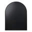Miroir arqué 30 po x 36 po noir pour la salle de bain - Verre trempé, aluminium rouillé, film incassable, miroir d'installation simple, cadre, coffre-fort incassable, rapide