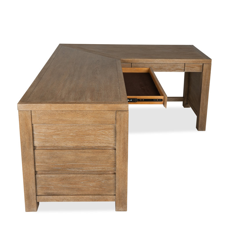 Bureau en L, Brun
