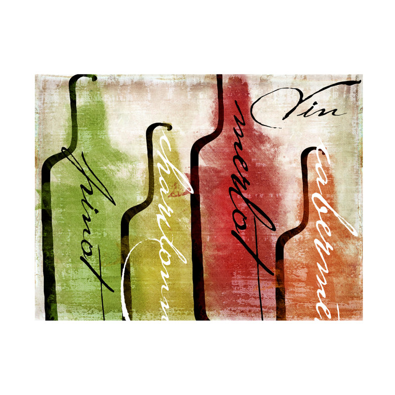 Art sur toile «Bachelor Sasha Wine Tustation I», H 18 po x l 24 po