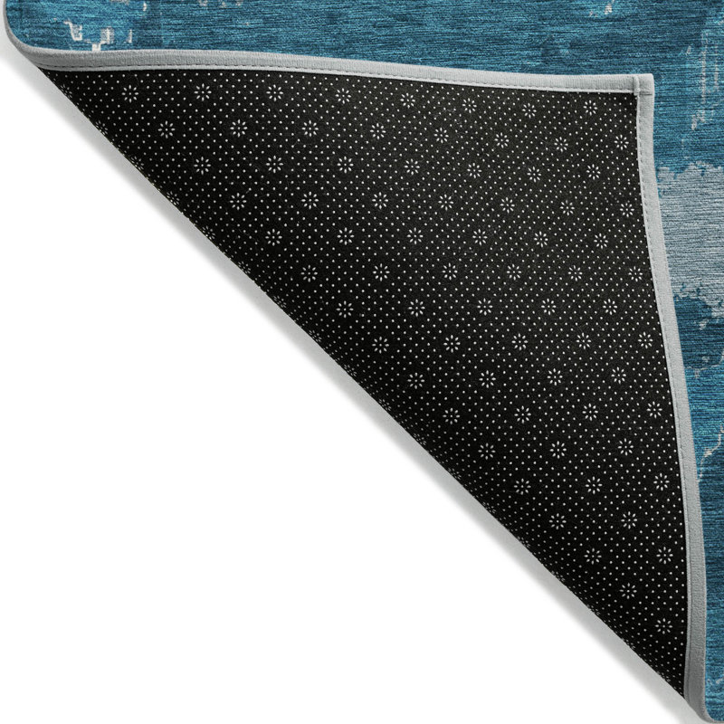 Tapis intérieur / extérieur en polyester tissé à la machine Lamanna, Rectangle de 10 pi x 14 pi