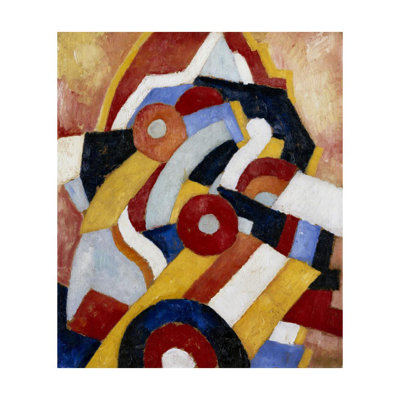 «Abstraction» par Marsden Hartley - Estampe numérique