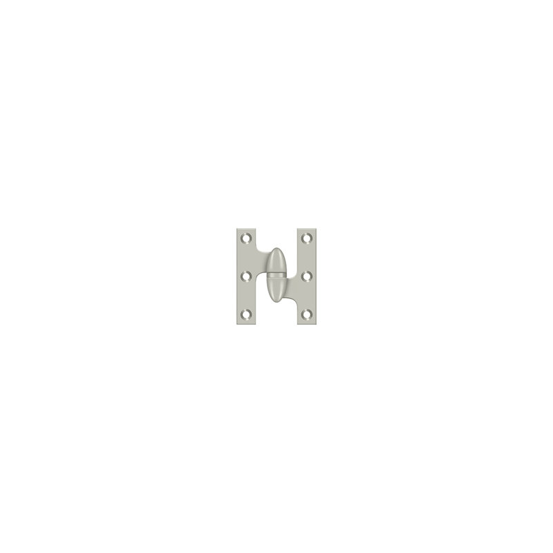 Hinge, Brushed Nickel, Right Hand