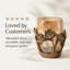 Vase en verre Gingko