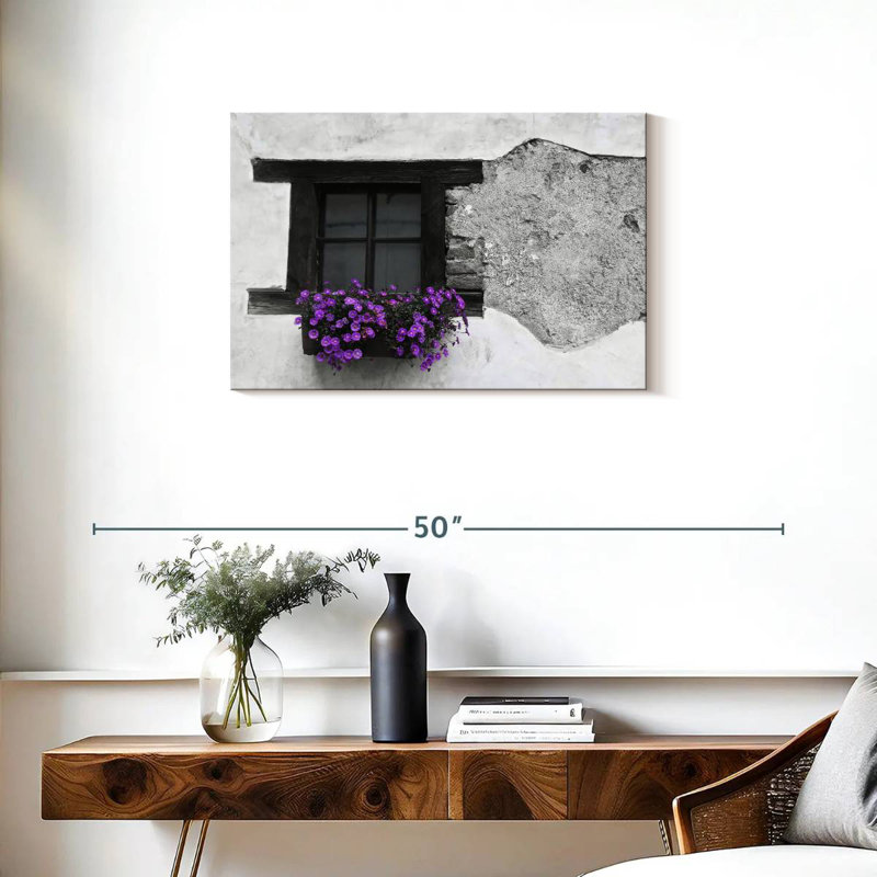 Boîte à fleurs mauve Lilie BW, H 20 po x l 30 po