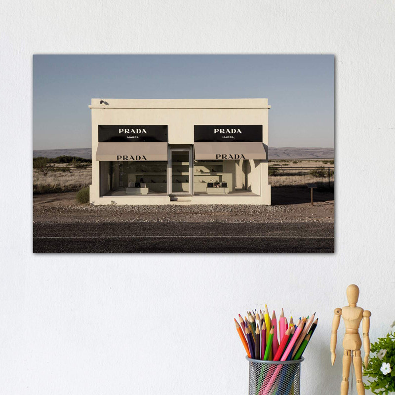 Prada Marfa - Wrapped Canvas Print, 20.32 cm H x 30.48 cm W