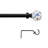120" Adjustable Single Curtain Rod and Coordinating Finial Set-915956239
