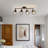 4-lights Semi Flush Mount Ceiling Light, Adjustable Multi-directional Light Fixtures, Rotatable Farmhouse Light Fixtures Mount With Metal Cage For Dining Room, Living Room-1801908518