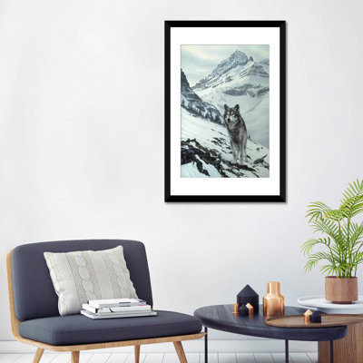 Decorative Winter Crossing - Wolf by Ron Parker - Gallery-Wrapped Canvas Print