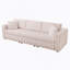 Comfortable And Versatile 3-Person Sofa With Detachable Cushions For Easy Cleaning
