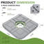 6.8kg Plastic Free Standing Umbrella Base-1181245593