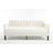 Beige Velvet Upholstered Daybed