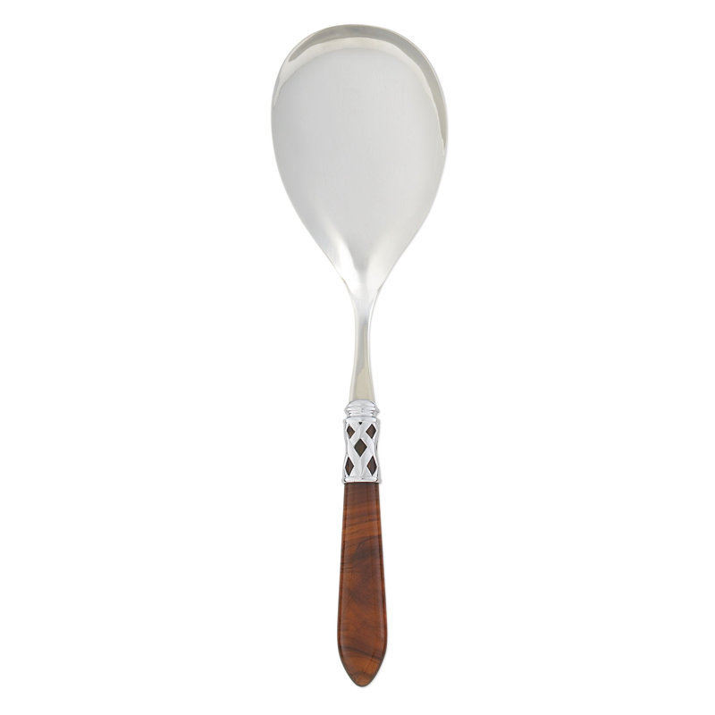 Aladdin Stainless Steel Serving Spoon, Brilliant Tortoiseshell