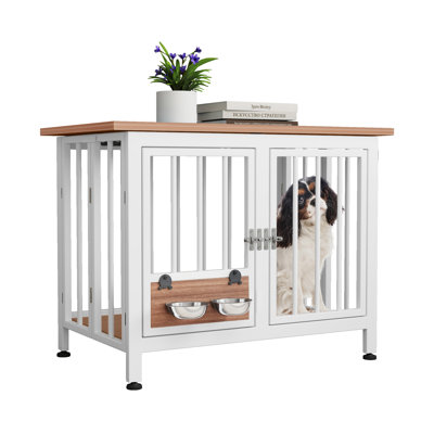 Foldable Pet Crate End Table