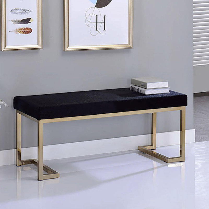 Banc avec base en C