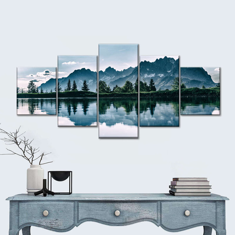 Ensemble de 5 pièces Daylight Mountain, H 24 po x l 55 po x P 1,25 po