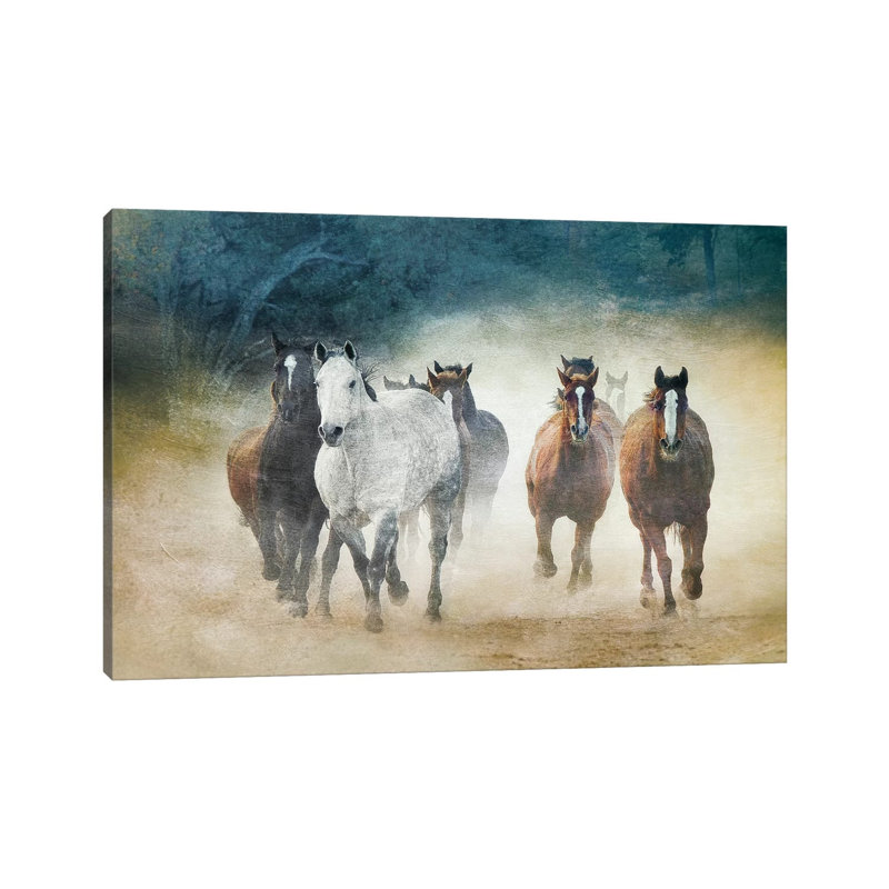 Dust Devils by Wendy Caro - Print on Canvas, 152.5 cm H x 101.5 cm W x 3.175 cm D, Wrapped Canvas