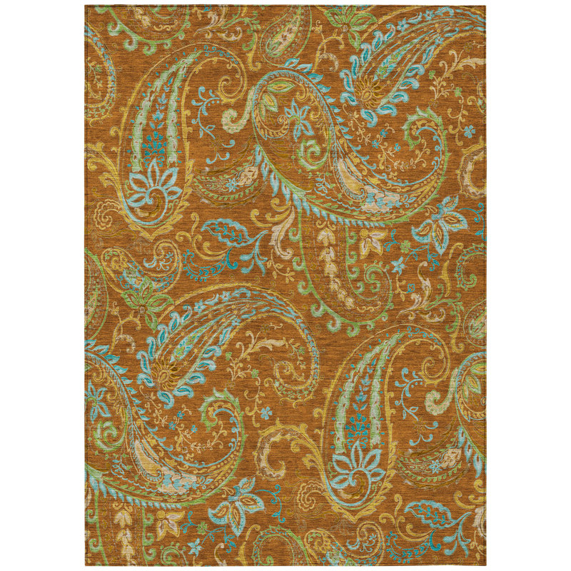 Tapis intérieur / extérieur Kinslee, Rectangle 9 pi x 12 pi