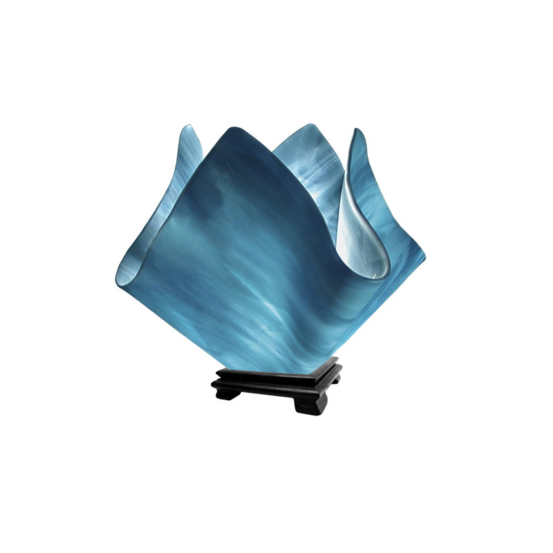 Dale Torchiere Lamp, Sky Blue