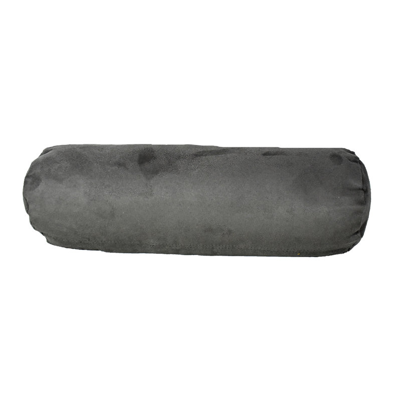Coussin en microsuède gris 8 "X 20", Gris