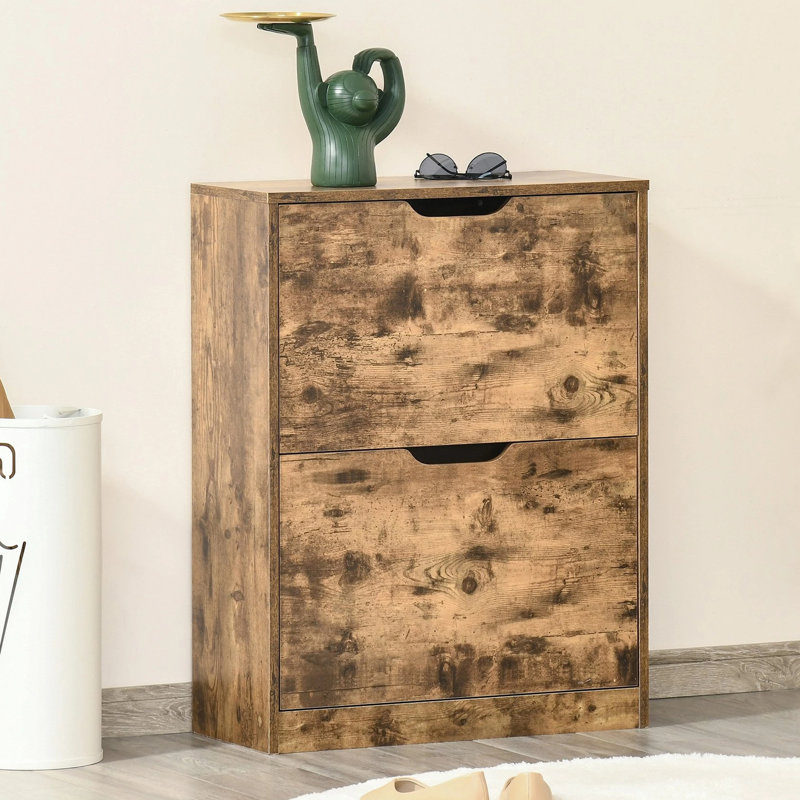 12 Pair Flip Down Shoe Storage