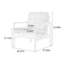 Fauteuil en chenille de 26,37 po de large Mariet-1183763751