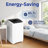 BANGSON 9.9LBS Portable Washing Machine, Full-Automatic Compact Washer with 8 Programs & Drain Pump for Apartment, Dorm, RV, Home