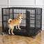 Cage pour chien en acier robuste Dero-674911633-674911634