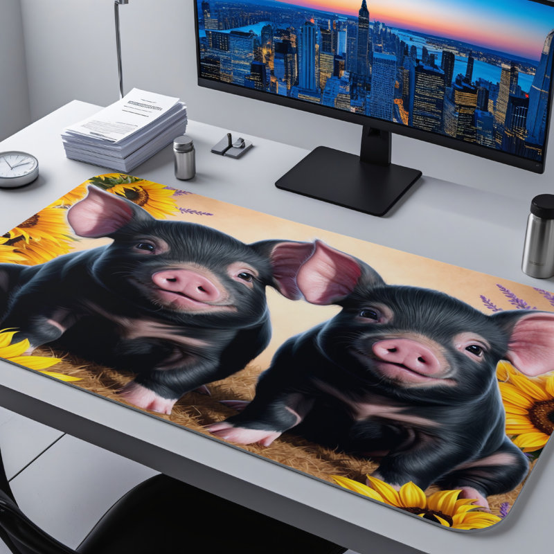 Polyester Desk Pad, 31.5x15.5